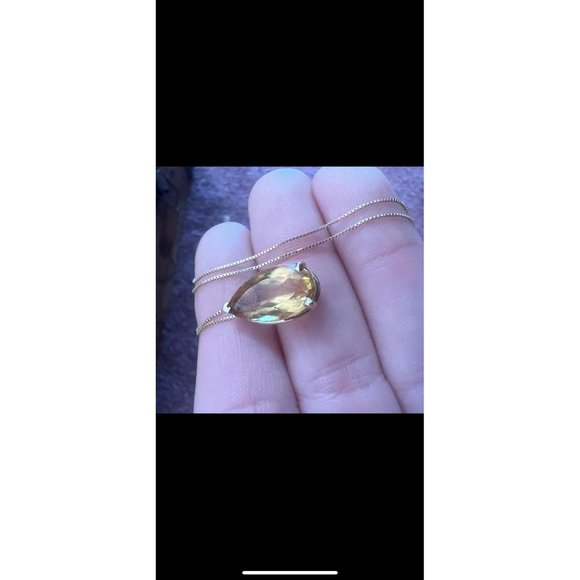 Solid 14k gold genuine 6ctw citrine #072208 - Picture 3 of 11